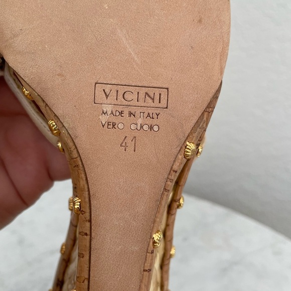 Giuseppe Zanotti Y2K Studded Wedge Sandals Size 41 - Picture 14 of 16